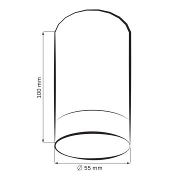 Spotlampe ARRAS 1xGU10/10W/230V hvid