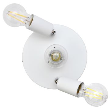 Spotlampe CENTRO 3xE27/15W/230V hvid