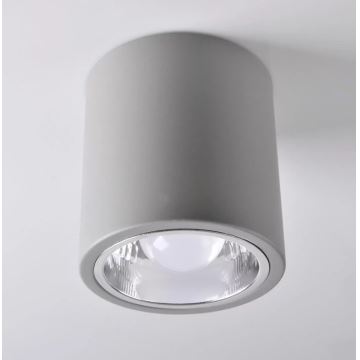 Spotlampe JUPITER 1xE27/20W/230V diameter 13 cm grå