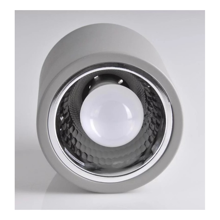 Spotlampe JUPITER 1xE27/20W/230V diameter 13 cm grå
