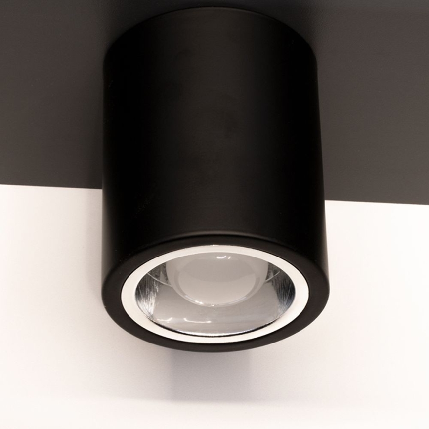 Spotlampe JUPITER 1xE27/20W/230V diameter 13 cm sort