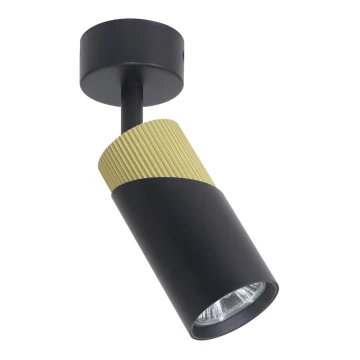 Spotlampe NEO 1xGU10/8W/230V sort/guldfarvet