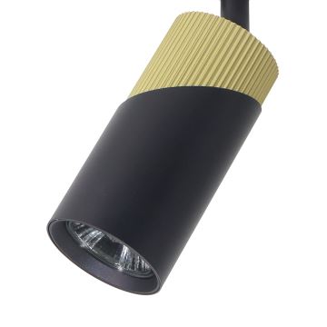 Spotlampe NEO til skinnesystem 1xGU10/8W/230V sort/guldfarvet