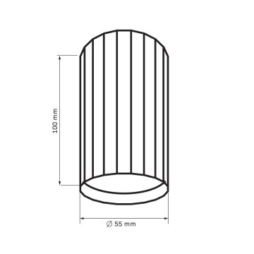 Spotlampe NICEA 1xGU10/10W/230V hvid