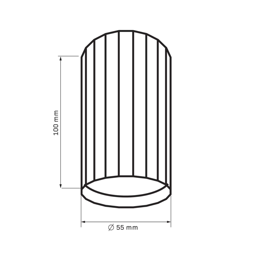 Spotlampe NICEA 1xGU10/10W/230V hvid