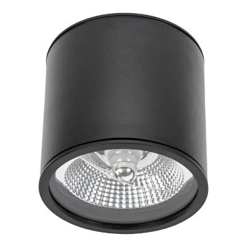 Spotlampe til badeværelse CHLOE AR111 1xGU10/50W/230V IP65 rund sort