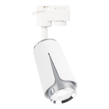 Spotlampe til skinnesystem BLOMST 1xGU10/8W/230V hvid