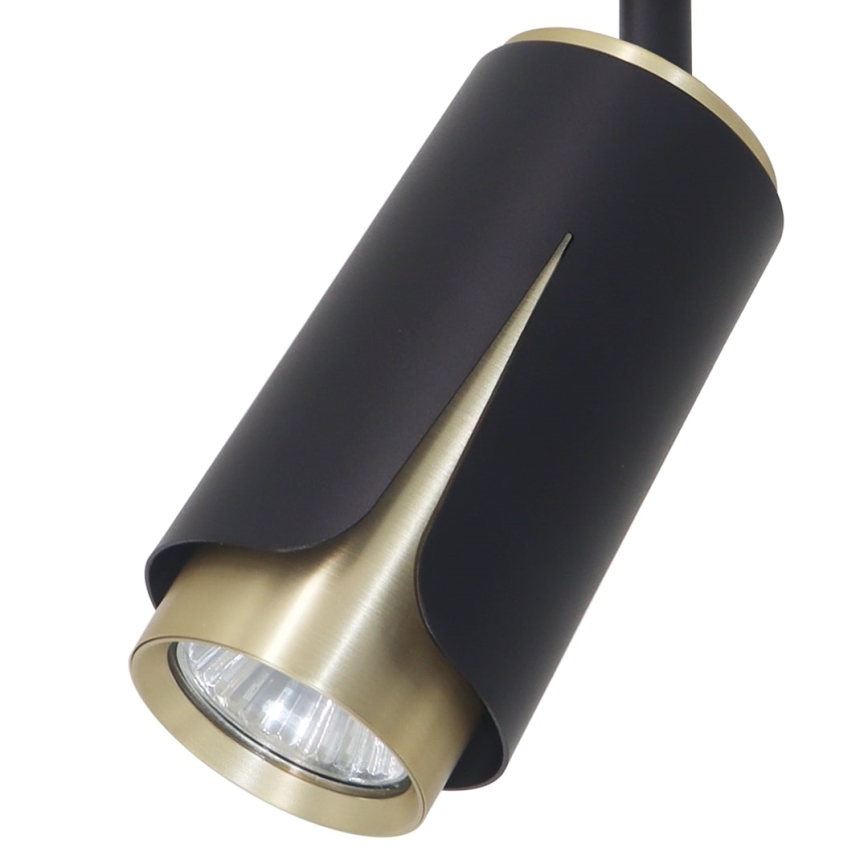 Spotlampe til skinnesystem BLOMST 1xGU10/8W/230V sort