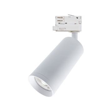 Spotlampe til skinnesystem MICA 1xGU10/25W/230V 3-faset hvid