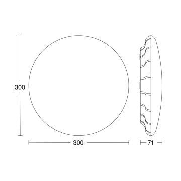 Steinel 067564 - LED loftlampe dæmpbar med sensor RS PRO S20 SC LED/15,7W/230V 3000K