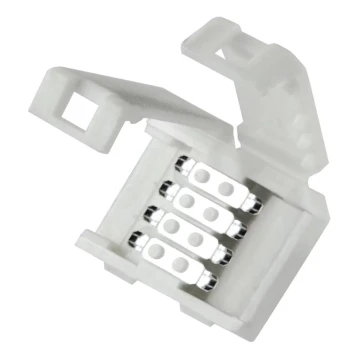 Stik til RGB LED lysbånd 4-pin 10mm