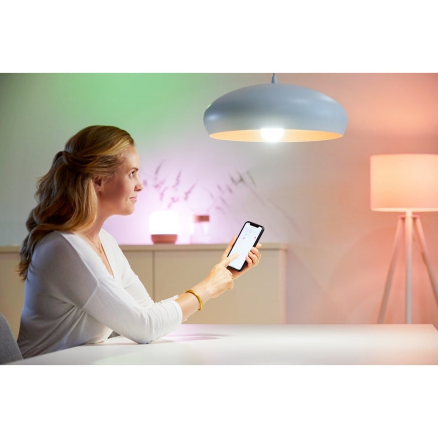 SÆT 2x LED-pære dæmpbar A60 E27/8W/230V 2700K CRI 90 Wi-Fi - WiZ