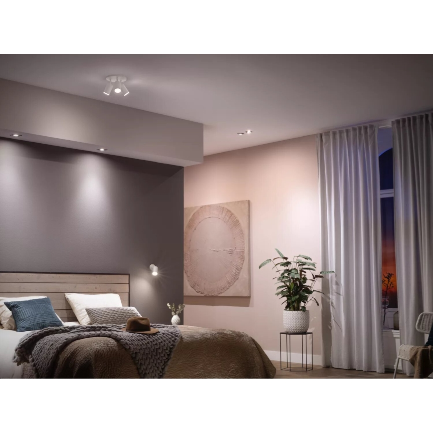 SÆT 2x LED-pære dæmpbar Philips Hue WHITE AMBIANCE GU10/4,2W/230V 2200-6500K