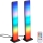 SÆT 2x LED RGB Bordlampe dæmpbar GAMER LED/5W/5V + fjernbetjening