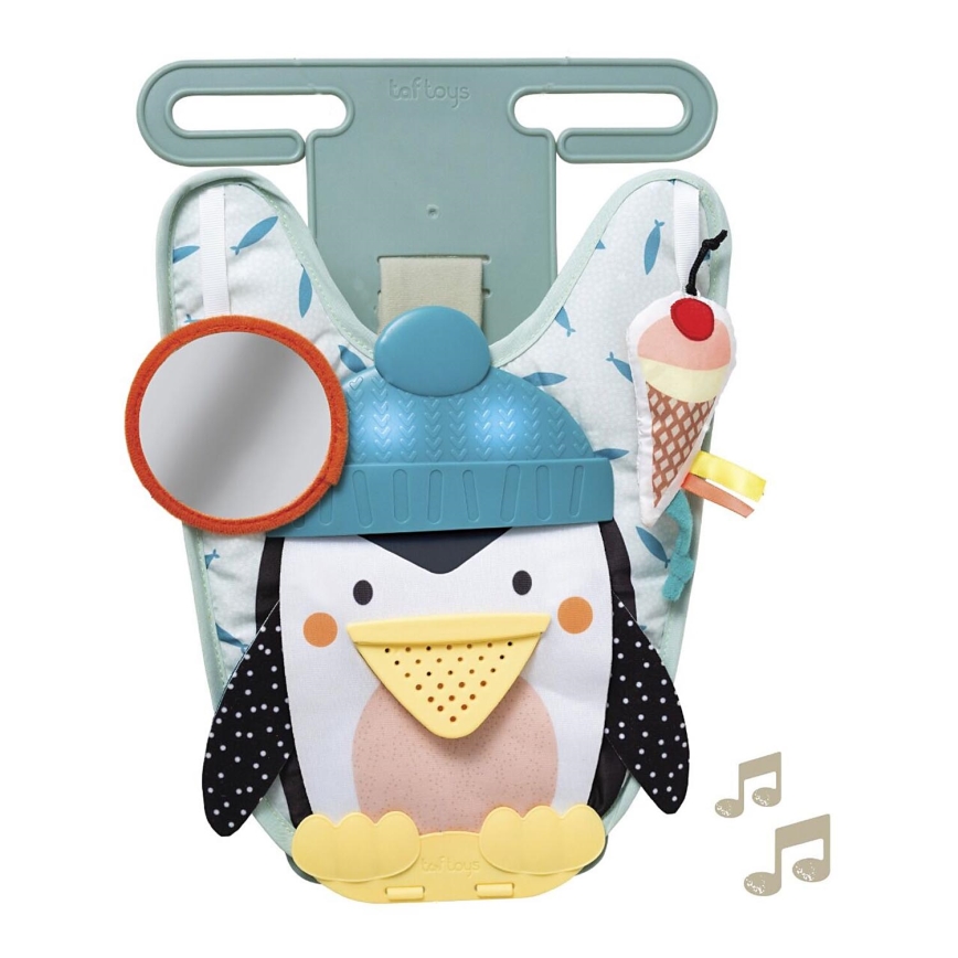 Taf Toys - Aktivitetslegetøj til bilsæde pingvin
