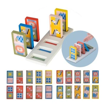 Taf Toys - Dominobrikker til børn 4-i-1 dyr
