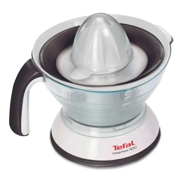 Tefal - Elektrisk citruspresser VITAPRESS 0,6 l 25W/230V hvid/sort