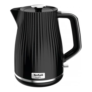 Tefal - Elkedel LOFT 1,7 l 2400W/230V sort