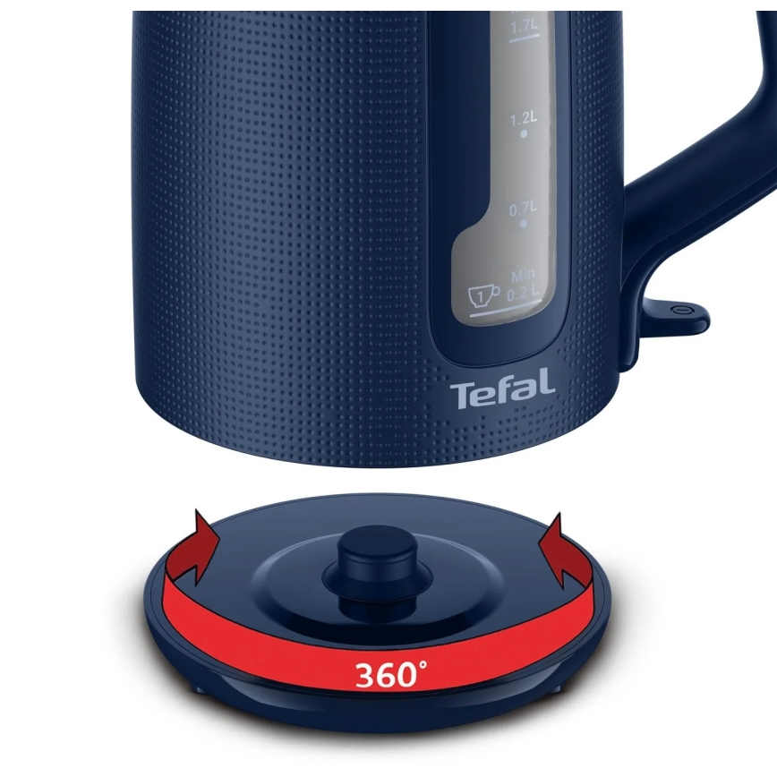 Tefal - Elkedel MORNING 1,7 l 2400W/230V blå