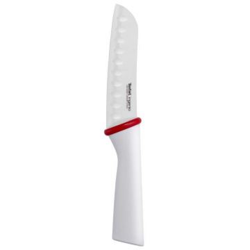 Tefal - Keramisk kniv santoku INGENIO 13 cm hvid/rød