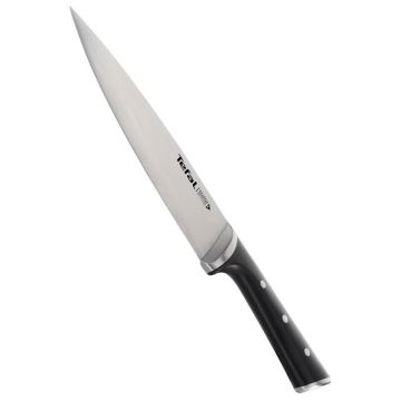 Tefal - Kniv rustfrit stål chef ICE FORCE 20 cm krom/sort