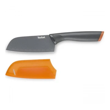 Tefal - Kniv rustfrit stål santoku FRESH KITCHEN 12 cm grå/orange