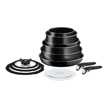 Tefal - Kogegrej 13 stk. INGENIO EASY COOK & CLEAN BLACK