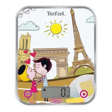 Tefal - Køkkenvægt OPTISS PARIS 2xAAA