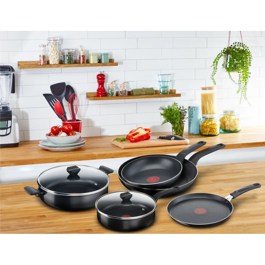 Tefal - Lav kasserolle med låg  SIMPLY CLEAN 28 cm