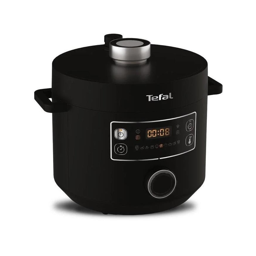 Tefal - Multifunktionel elektrisk gryde TURBO CUISINE 4,8 l 1090W/230V sort