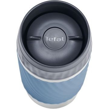 Tefal - Termokrus 360 ml EASY TWIST MUG rustfri/blå