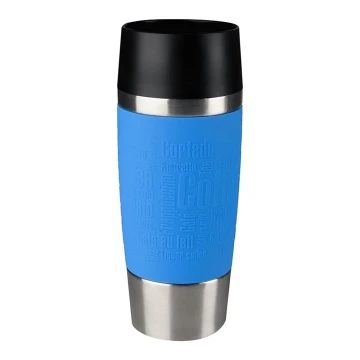 Tefal - Termokrus 360 ml TRAVEL MUG rustfri/lyseblå