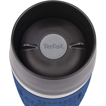 Tefal - Termokrus 360 ml TRAVEL MUG rustfri/mørkeblå