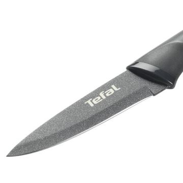 Tefal - Udskæringskniv rustfrit stål FRESH KITCHEN 9 cm grå/grøn