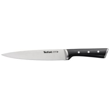 Tefal - Udskæringskniv rustfrit stål ICE FORCE 20 cm krom/sort