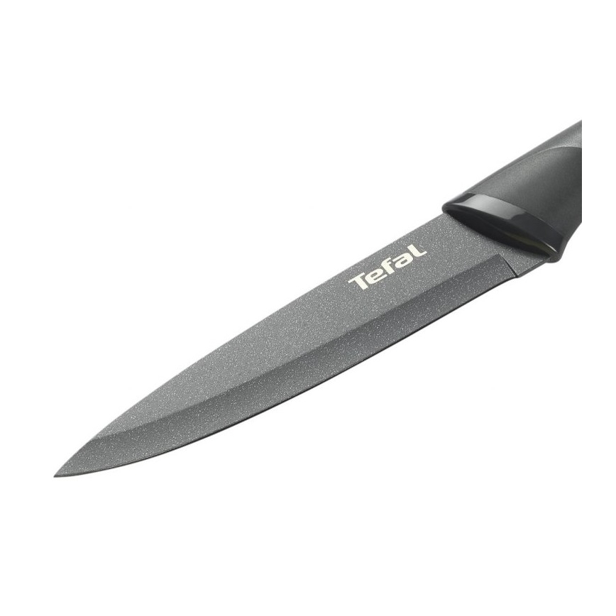 Tefal - Universal kniv rustfrit stål FRESH KITCHEN 12 cm grå/grøn