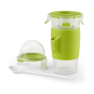 Tefal - Yoghurt-kop med ske 0,45 l MASTER SEAL TO GO grøn