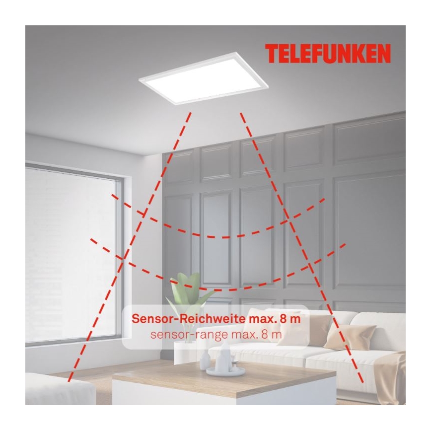 Telefunken 308706TF - LED loftlampe med sensor LED/36W/230V