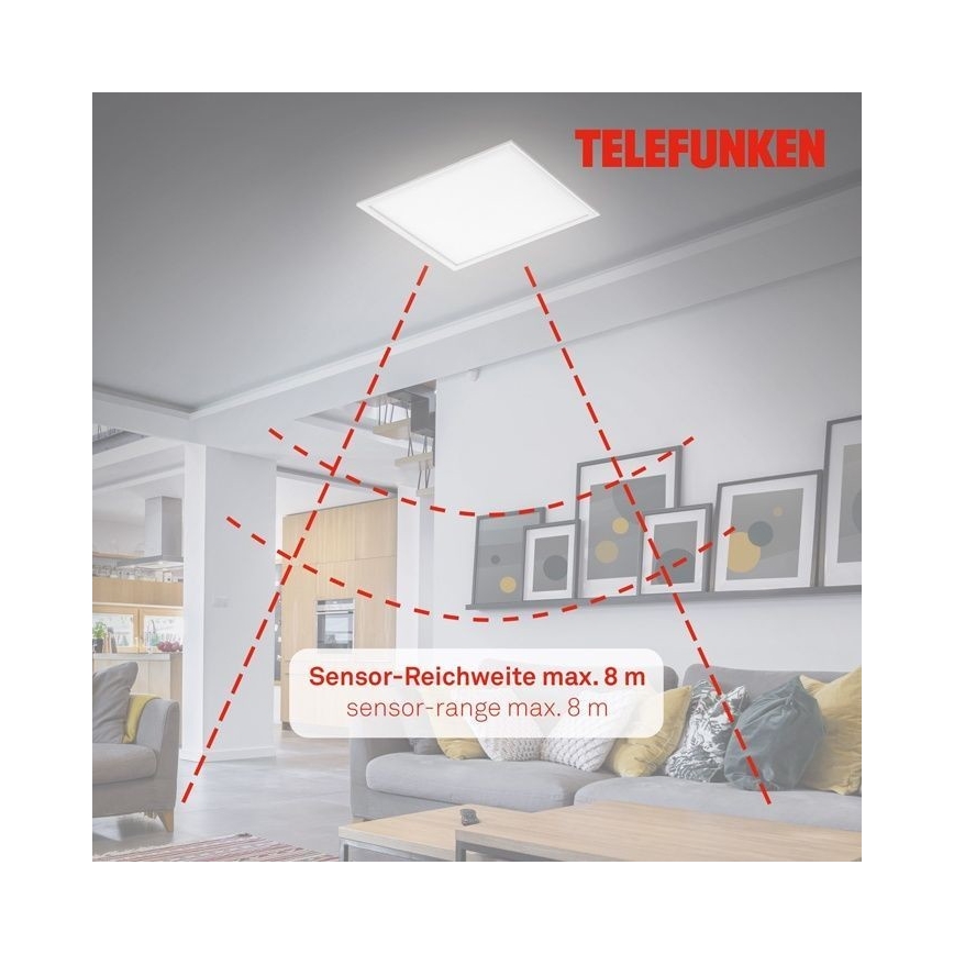 Telefunken 308806TF - LED panel med sensor LED/25W/230V 4000K