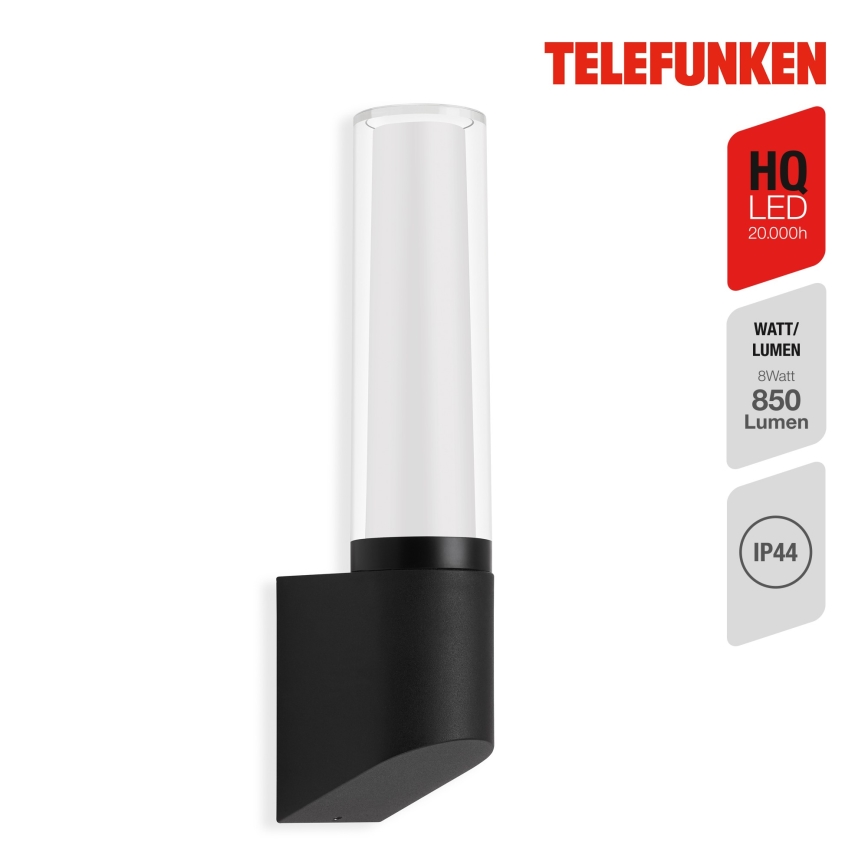 Telefunken 311305TF - Udendørs LED væglampe LED/8W/230V IP44