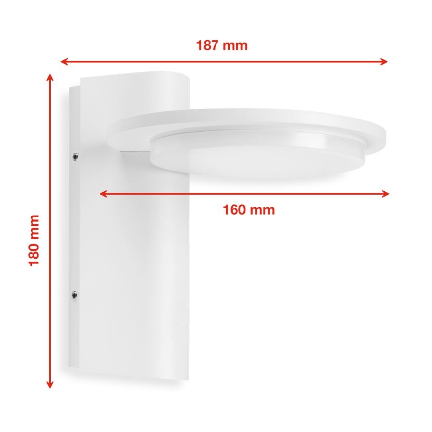 Telefunken 312406TF - Udendørs LED væglampe LED/10W/230V IP44