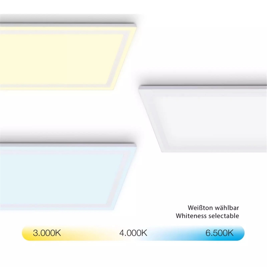 Telefunken 321706TF - LED panel m. RGB-farver dæmpbart LED/24W/230V 3000-6500K + fjernbetjening