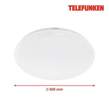 Telefunken 601306TF - LED loftlampe til badeværelse med sensor LED/20W/230V IP44 diameter 40 cm