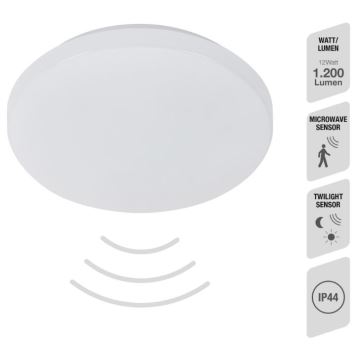Telefunken 601506TF - LED loftlampe til badeværelse med sensor LED/12W/230V IP44