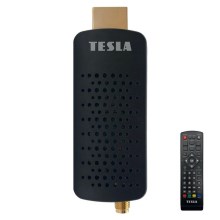 TESLA Electronics - DVB-T2 H.265 (HEVC) modtager, HDMI-CEC 2xAAA + fjernbetjening