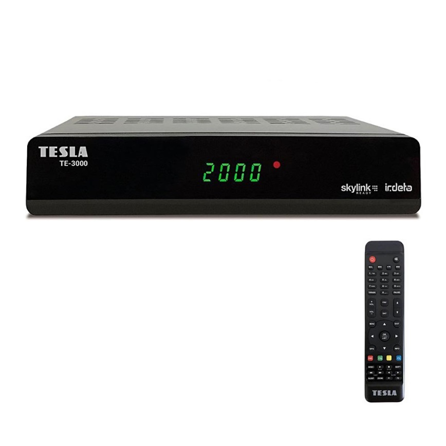 TESLA Electronics - Satellitmodtager 2xAAA + fjernbetjening