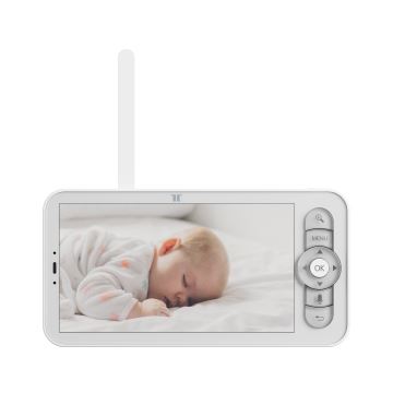 TESLA Smart - Smart babyalarm genopladelig 3000 mAh Wi-Fi