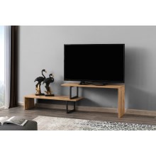 Tv-bord OVIT 44x153 cm brun/sort