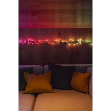Twinkly - LED RGB Dæmpbar udendørs julekæde CLUSTER 400xLED 9,5 m IP44 Wi-Fi