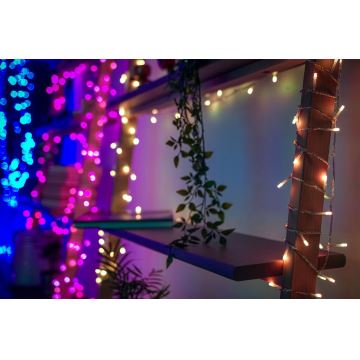 Twinkly - LED RGB Dæmpbar udendørs Lysgardin ICICLE 190xLED 11,5 m IP44 Wi-Fi